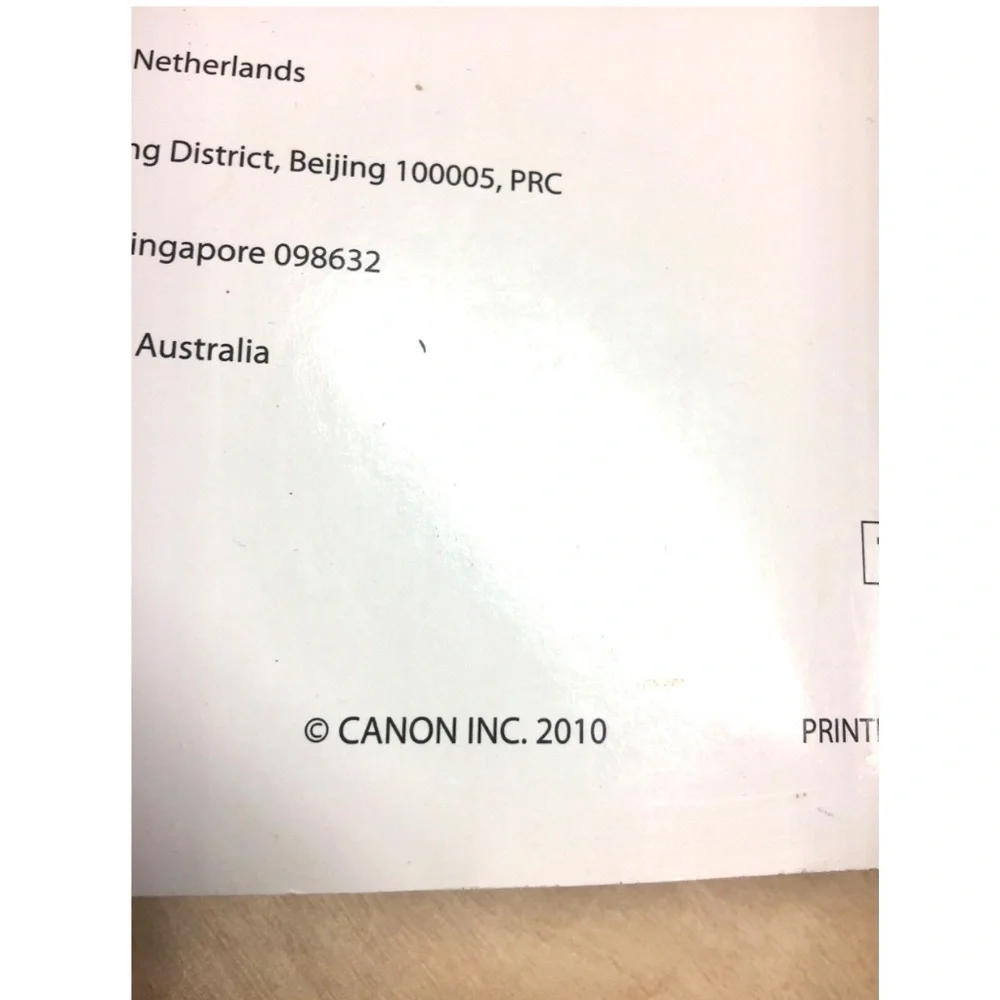 3/$40 2010 CANON Color Image Class Printer Operation Guide MF9280Cdn/MF9220Cdn